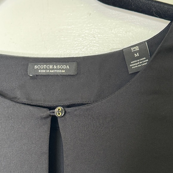 Scotch & Soda Black Blouse with Flowy Sleeves - Picture 2 of 7